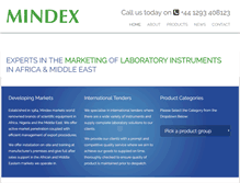 Tablet Screenshot of mindex-ltd.co.uk